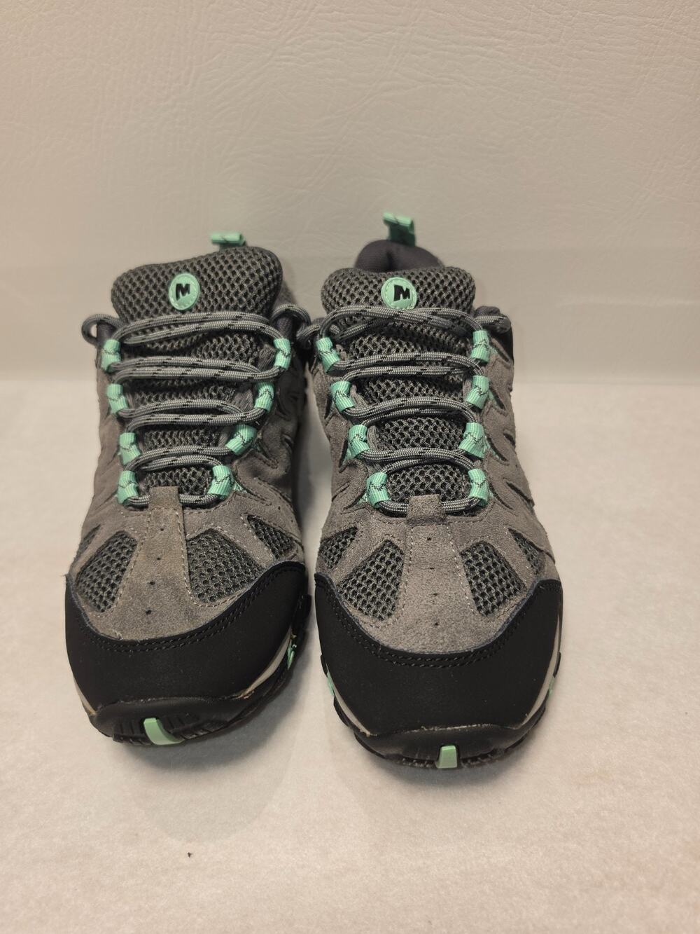 Merrell Women's Gray and Mint Trail Sneakers